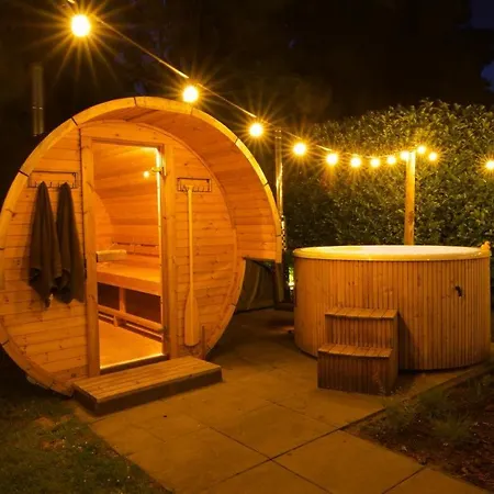 בית נופש 6-p Wellnesshuisje Met Sauna/hottub Bij Nijmegen